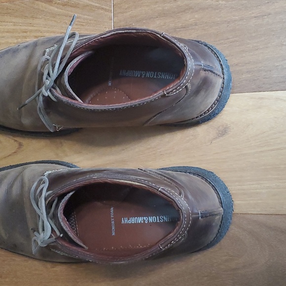 Johnston & Murphy Men’s 25-1870 Copeland Chukka Oiled Leather Shoes size 10 1/2 main image 8